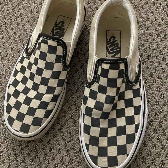 checkered vans size 6.5